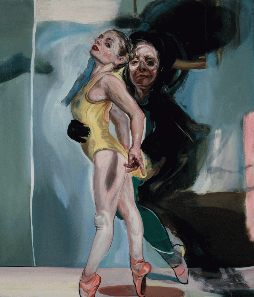 Natalie Frank, Dancer I, 2017, Oil on canvas, 72 x 62 inches.