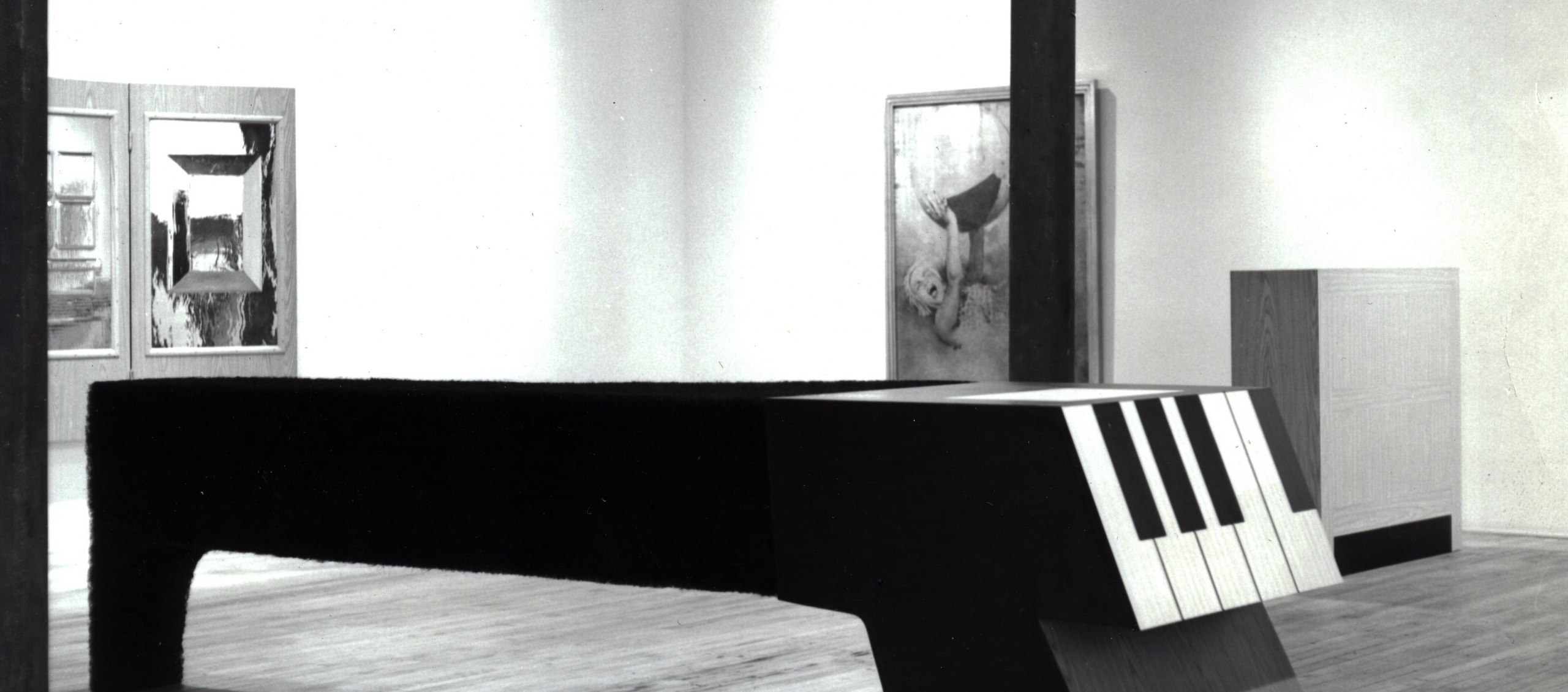Installation view at Young Hoffman Gallery, Richard Artschwager, Sculpture, 1980