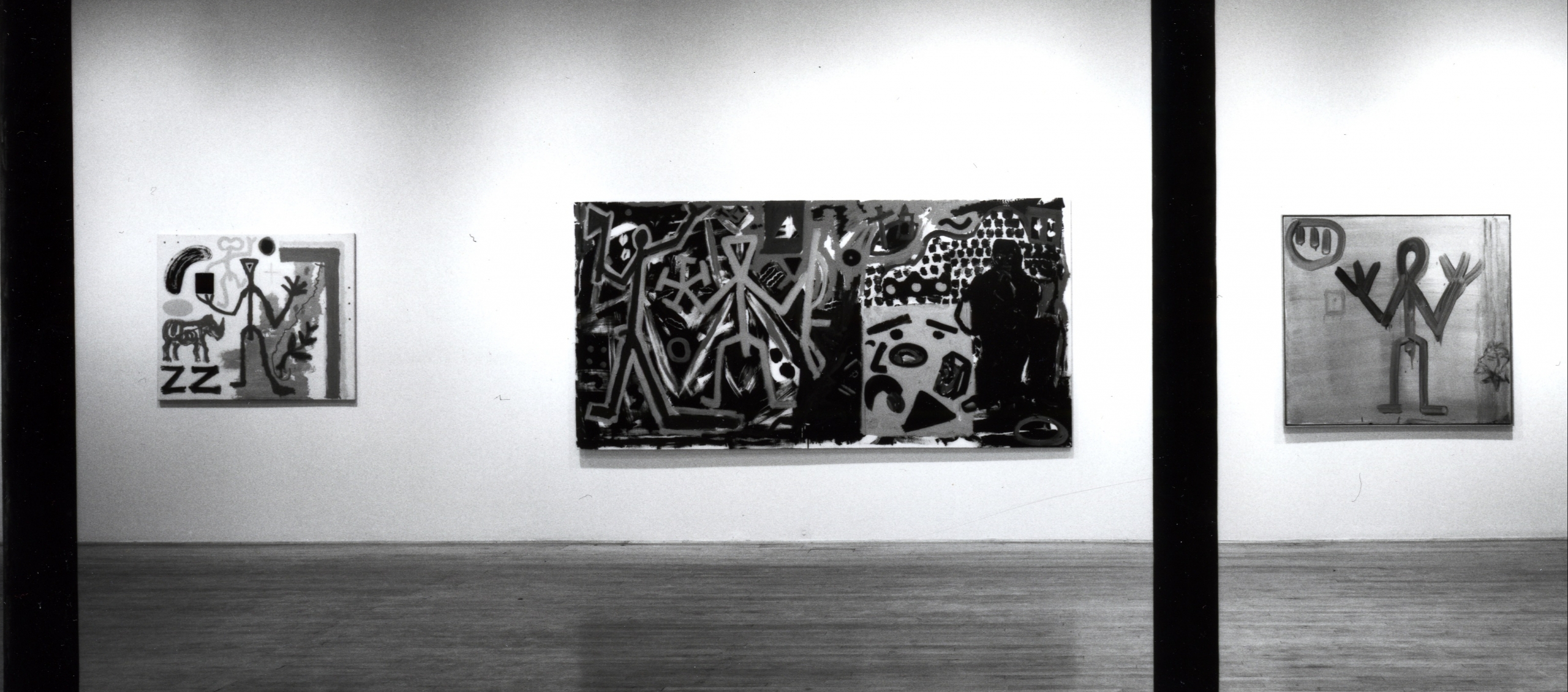Installation view at Rhona Hoffman Gallery, Group Exhibition, 1985