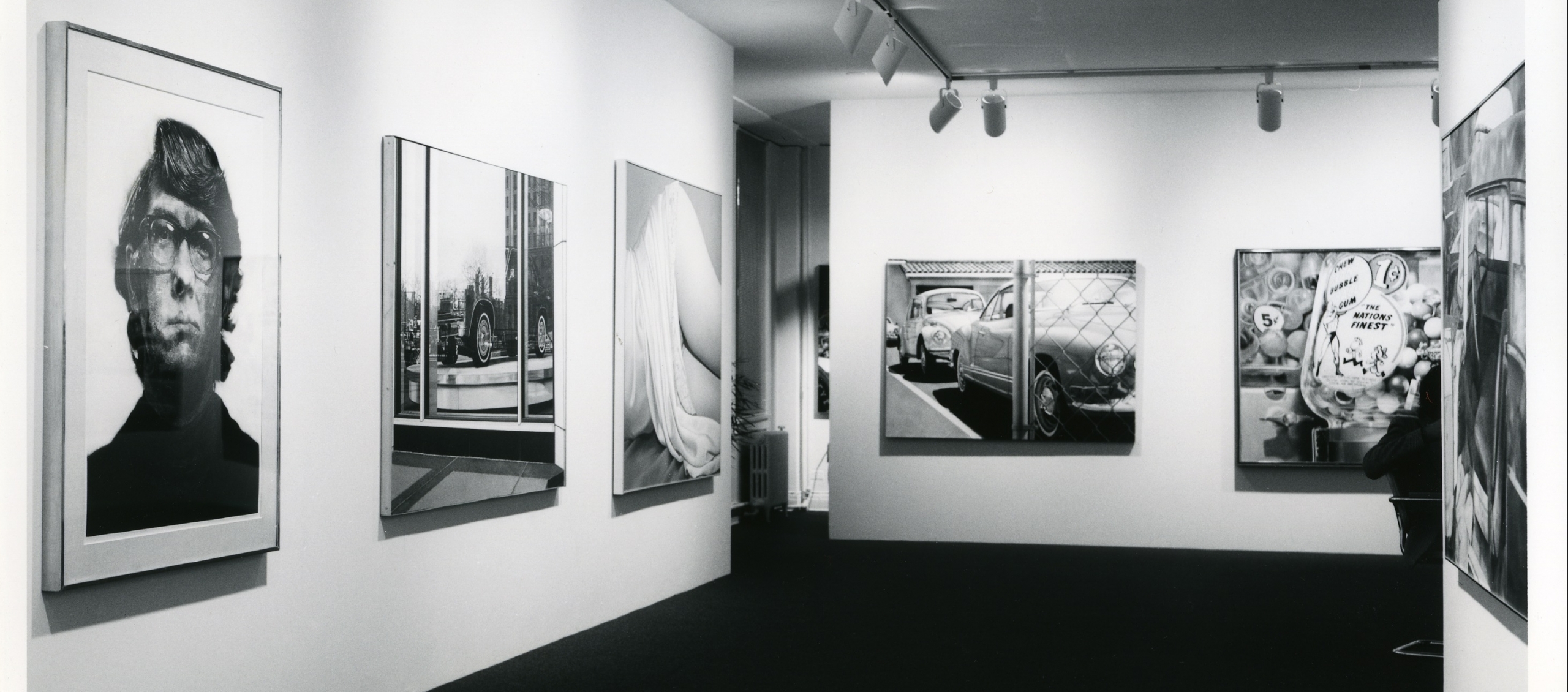 Installation view at Young Hoffman Gallery, Inaugural Exhibition: Realism: Paintings and Drawings, 1976