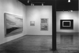 Installation view at Rhona Hoffman Gallery, Sylvia Plimack Mangold, 1980