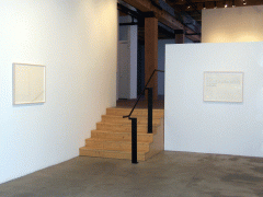 Installation view at Rhona Hoffman Gallery, Spencer Finch, H2O, 2006
