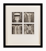Roger&nbsp;Brown, Introduction to an Out-of-Town-Girl, 1970. Etching and aquatint, 16.5 x 14.5 inches, framed. Edition 1 of 4.