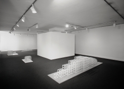 Installation view at Young Hoffman Gallery, Sol LeWitt, New Structures and Photogrids, 1979