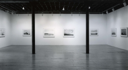 Installation view at Rhona Hoffman Gallery, Sylvia Plimack Mangold, Works on Paper, 1985