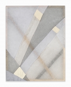 Martha Tuttle.&nbsp;Arrangement 7,&nbsp;2019. Wool, linen, pigment, 32 x 25 inches.&nbsp;