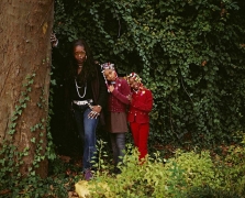 Deana Lawson, Wanda and Daughters, 2009. Inkjet print, mounted on Sintra,&nbsp;36 x 45.25 inches, framed.