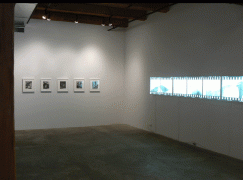 Installation view at Rhona Hoffman Gallery, Robert Heinecken, Dream/Circles/Cycles: Vintage Works 1964-1973, 2008