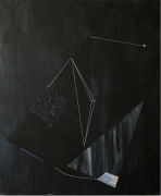 Torkwase Dyson.&nbsp;Presence, Takes Courage for a Body to Get Down There, 2020. Acrylic and graphite on canvas, 96 x 80 inches.