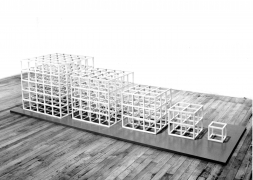 Sol LeWitt, 1-2-3-4-5, 1980, Painted aluminum structure